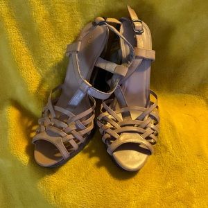 Old Navy light brown wedge heel size 10 sandals